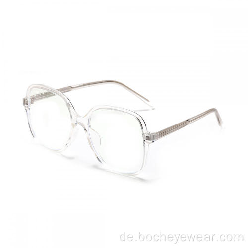 Quadratische Anti-Blaulicht-Blockierungsbrille mit individuellem Logo